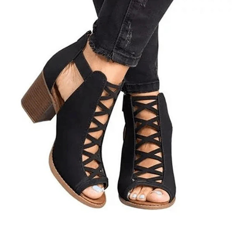 Orthopedische khaki sandalen - Lena-Khaki-35-State of Style
