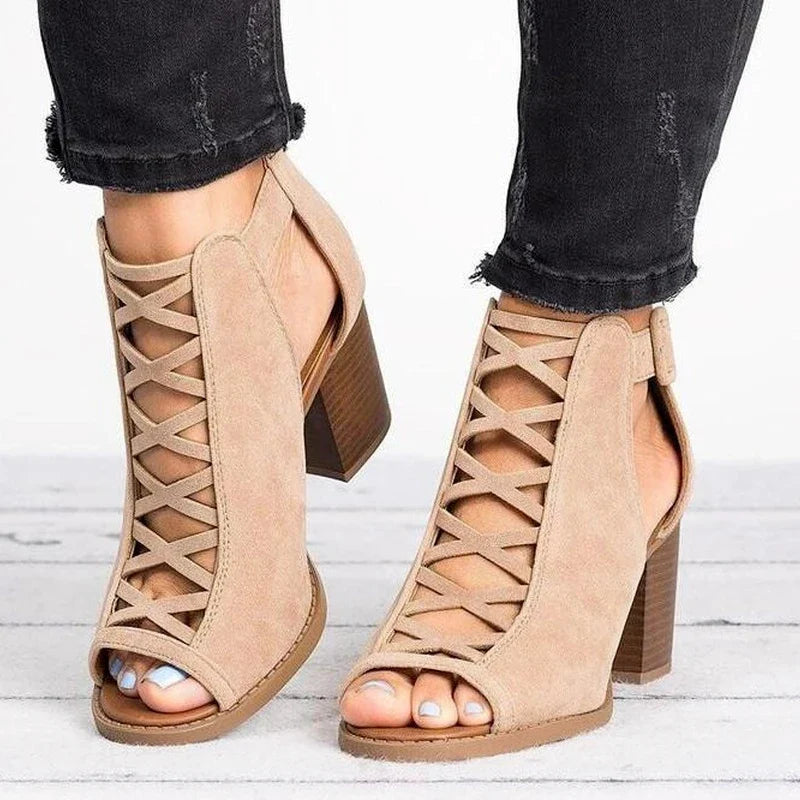 Orthopedische khaki sandalen - Lena-Khaki-35-State of Style