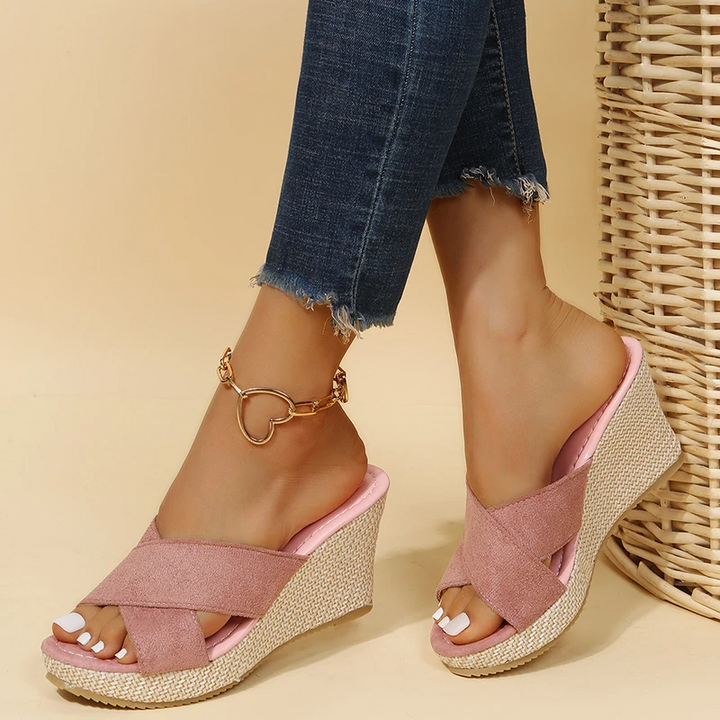 Orthopedische Lichtgewicht Grijze Sandalen - Linda-Grijs-35-State of Style