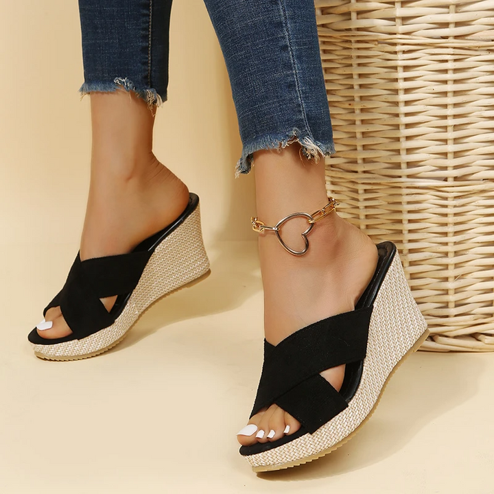 Orthopedische Lichtgewicht Grijze Sandalen - Linda-Grijs-35-State of Style