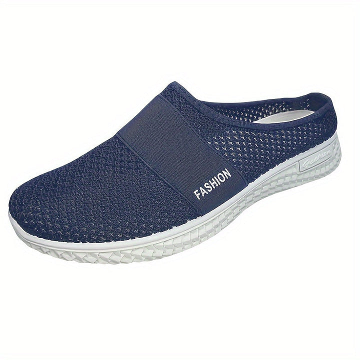 Orthopedische Lichtgewicht Zwarte Pantoffels - Julia-Diepblauw-CN36(EU36)-State of Style