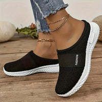 Orthopedische Lichtgewicht Zwarte Pantoffels - Julia-Zwart-CN36(EU36)-State of Style