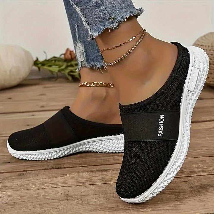 Orthopedische Lichtgewicht Zwarte Pantoffels - Julia-Zwart-CN36(EU36)-State of Style