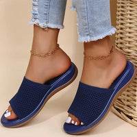 Orthopedische Lichtroze Slippers - Emma-Diepblauw-36-State of Style