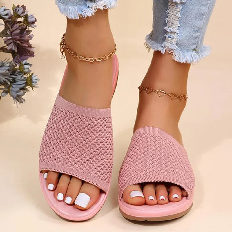 Orthopedische Lichtroze Slippers - Emma-Lichtroze-36-State of Style