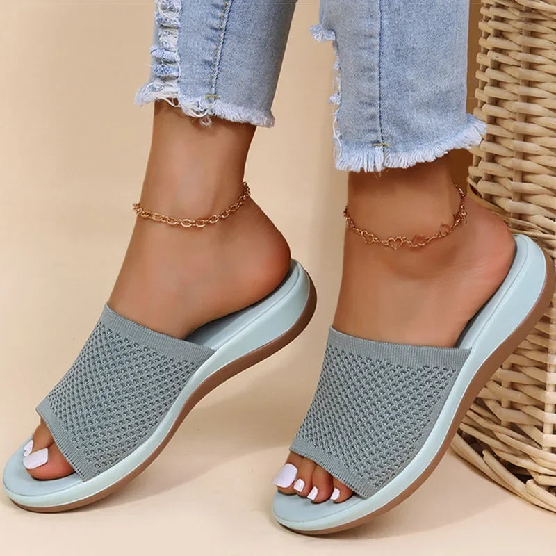 Orthopedische Lichtroze Slippers - Emma-Lichtroze-36-State of Style