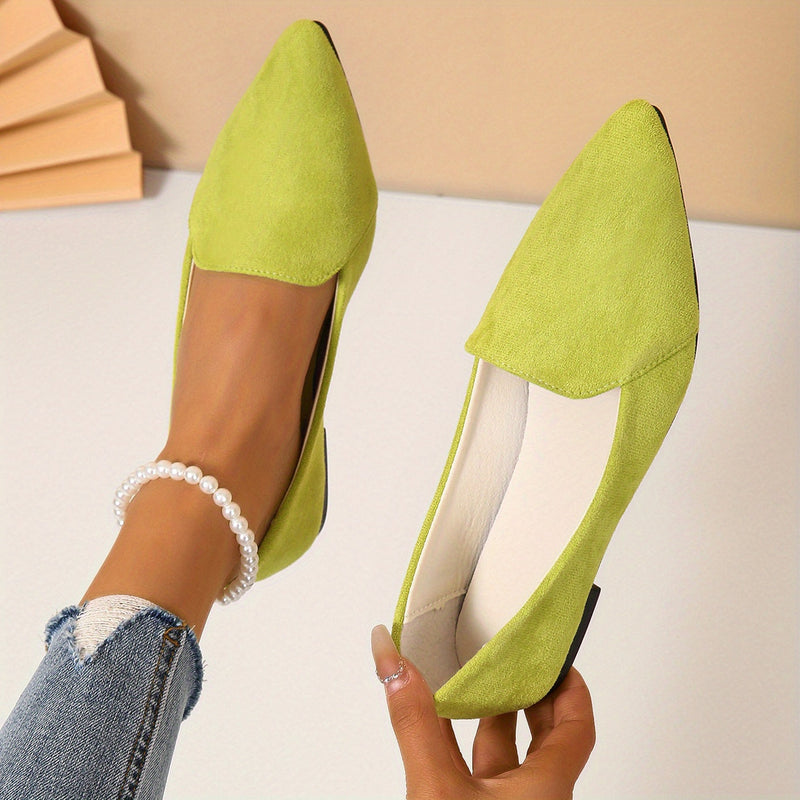 Orthopedische Paarse Flats - Lisa-Fluorescerend groen-CN36(EU35.5)-State of Style