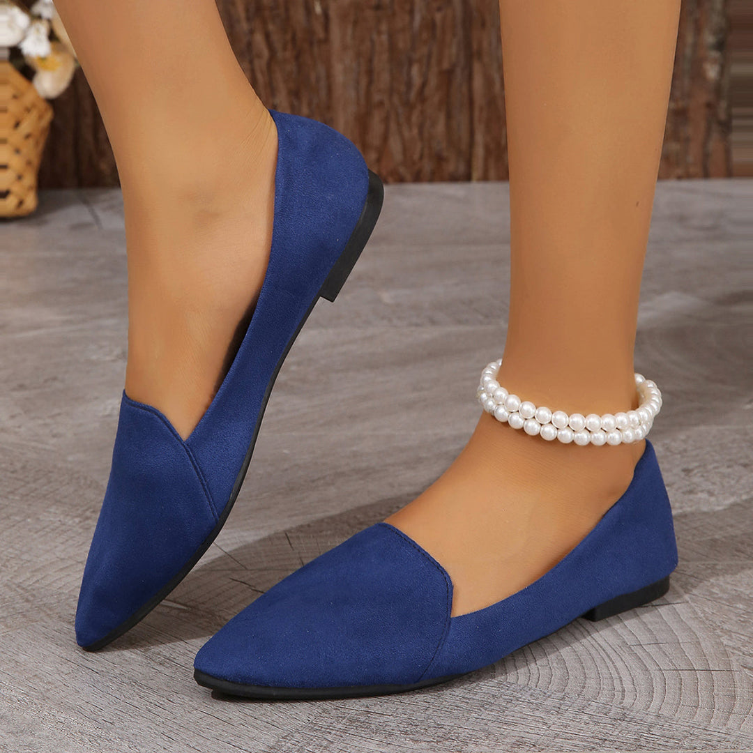 Orthopedische Paarse Flats - Lisa-Koningsblauw-CN36(EU35.5)-State of Style