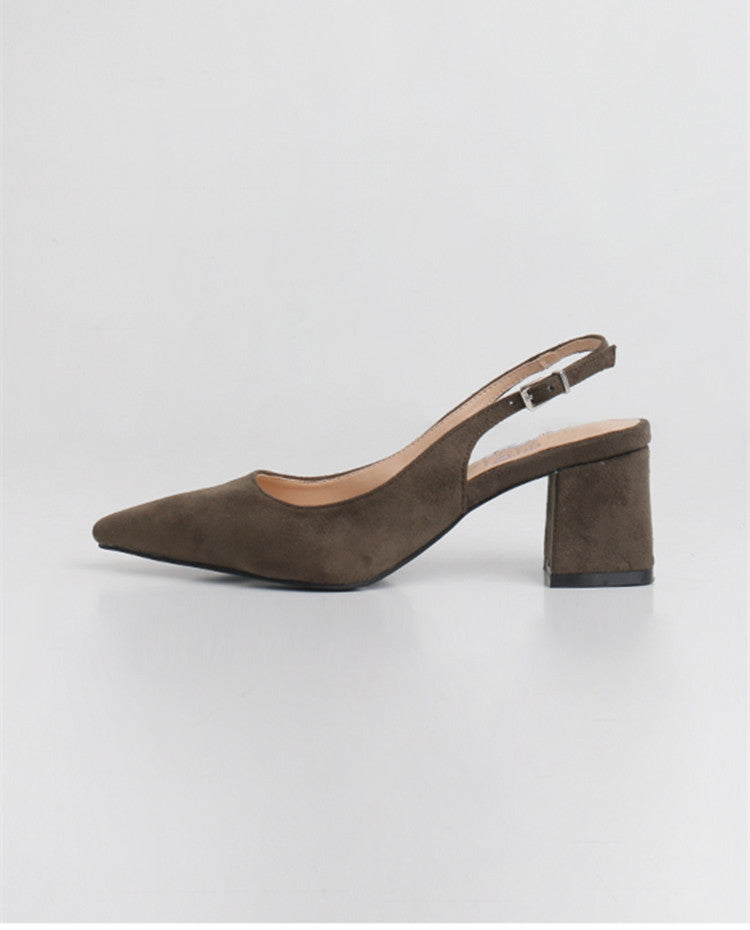 Orthopedische roze hakken - Sophie-Khaki-4-State of Style