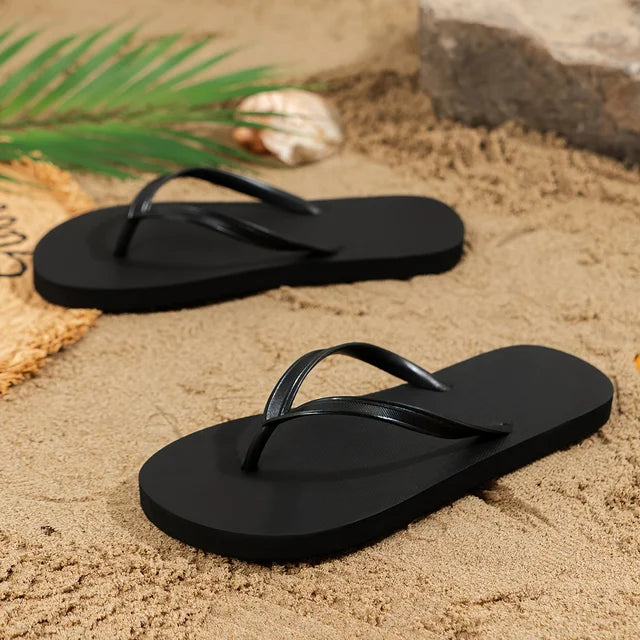 Orthopedische Rozerode Slippers - Lisa-Zwart-5.5-6-State of Style