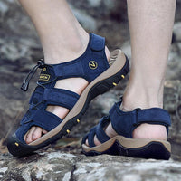 Orthopedische sandalen voor buiten in donkerbruin - Victor-Donkerbruin-38-State of Style