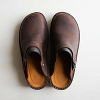 Orthopedische Slippers Beige - Steve-Donkerbruin-38-State of Style