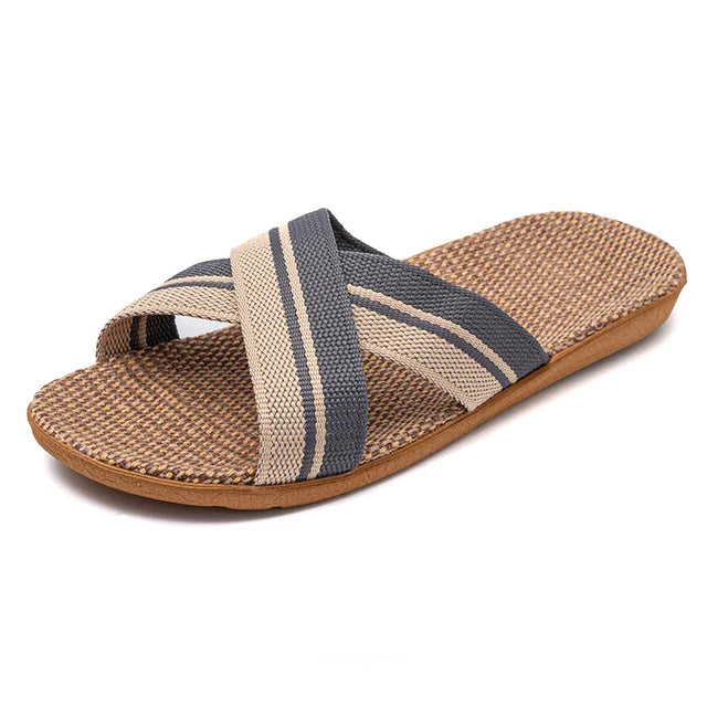 Orthopedische Stro Sandalen - Julia-Grijs-35-36-State of Style
