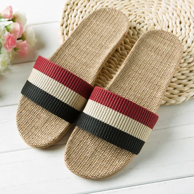 Orthopedische Strokleurige Regenboogslippers - Maria-Zwart-44-45-State of Style
