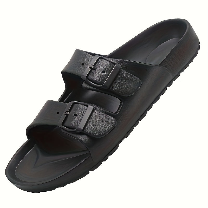 Orthopedische zwart gevlochten herensandaal - David-Zwart-CN36(EU36.5)-State of Style