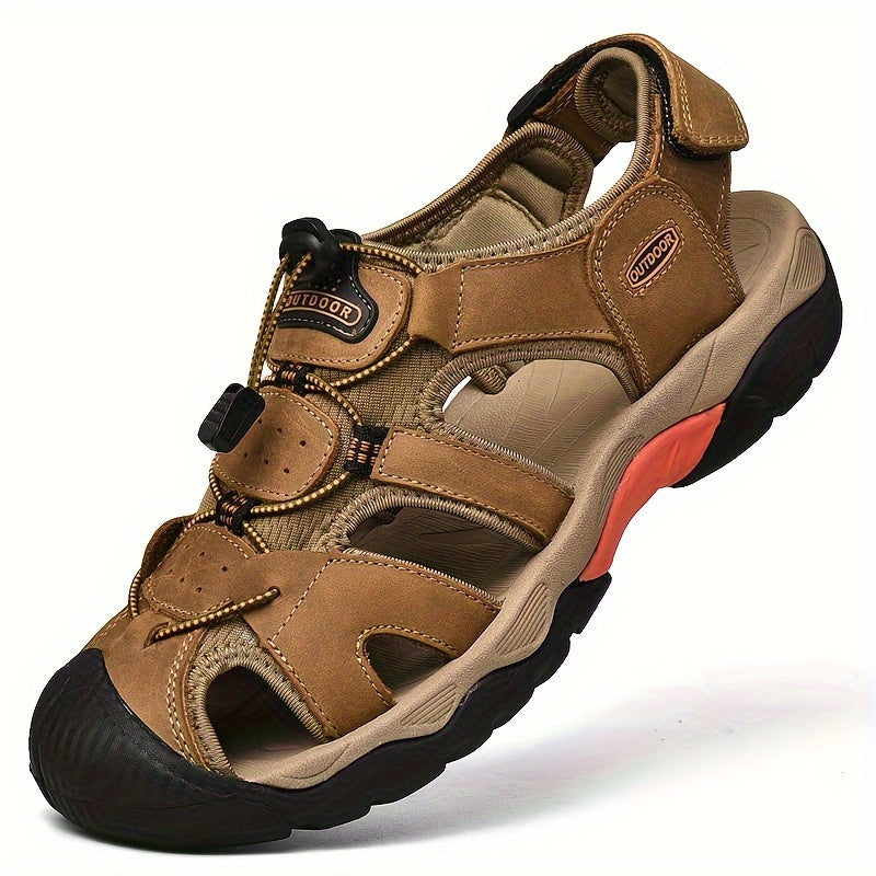 Orthopedische Zwart Outdoor-Sandalen - Felix-Donkerbruin-CN38(EU38.5)-State of Style