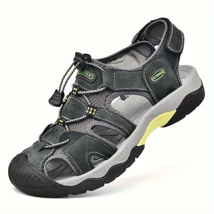 Orthopedische Zwart Outdoor-Sandalen - Felix-Grijs-CN38(EU38.5)-State of Style