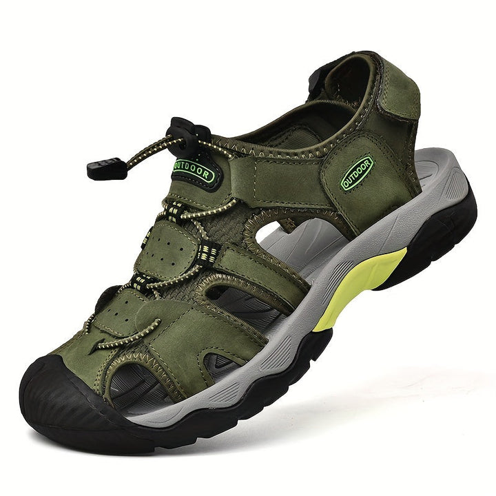 Orthopedische Zwart Outdoor-Sandalen - Felix-Groen-CN38(EU38.5)-State of Style