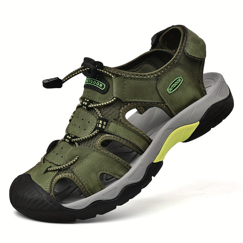 Orthopedische Zwart Outdoor-Sandalen - Felix-Groen-CN38(EU38.5)-State of Style