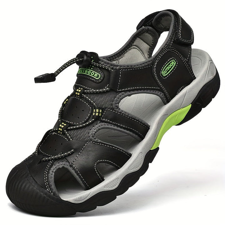 Orthopedische Zwart Outdoor-Sandalen - Felix-Zwart-CN38(EU38.5)-State of Style