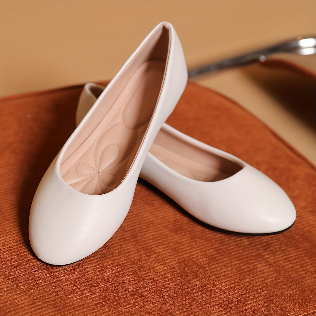 Orthopedische Zwarte Flats - Anna-Wit-CN36(EU36)-State of Style