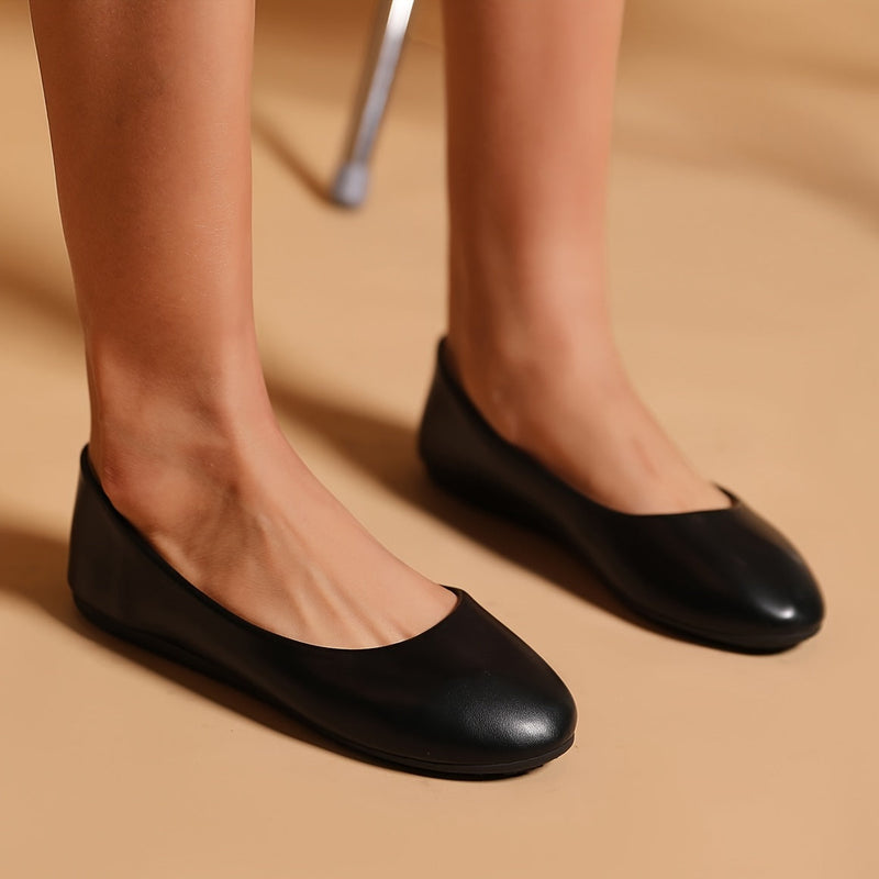 Orthopedische Zwarte Flats - Anna-Zwart-CN36(EU36)-State of Style