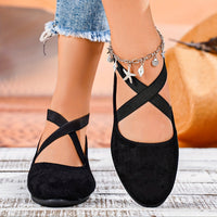 Orthopedische Zwarte Flats - Lisa-Abrikoos-CN35(EU35)-State of Style