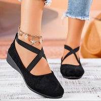 Orthopedische Zwarte Flats - Lisa-Zwart-CN35(EU35)-State of Style