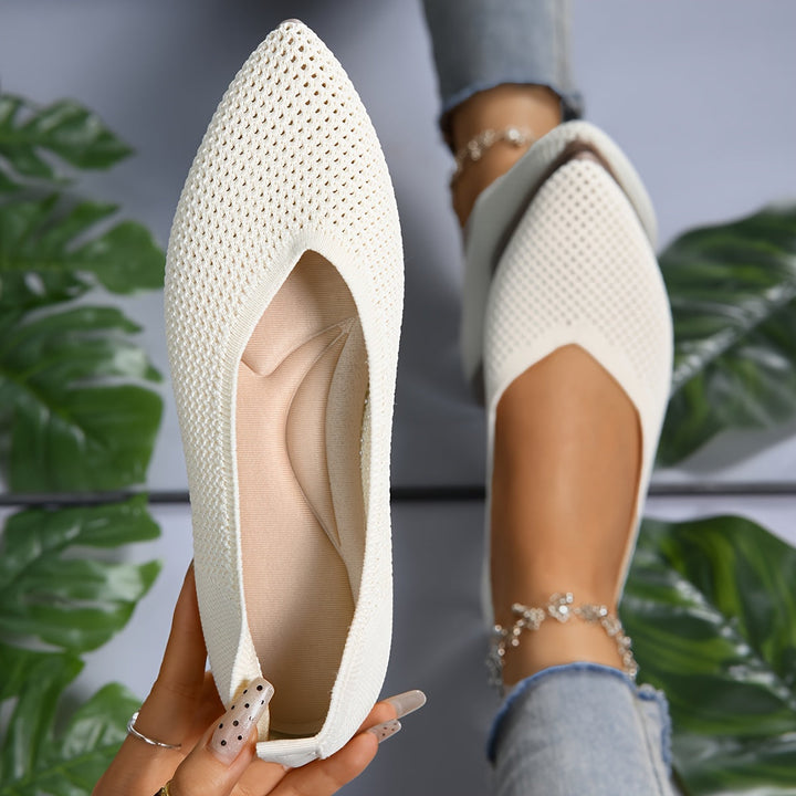 Orthopedische Zwarte Flats - Sophie-Wit-CN36(EU36)-State of Style
