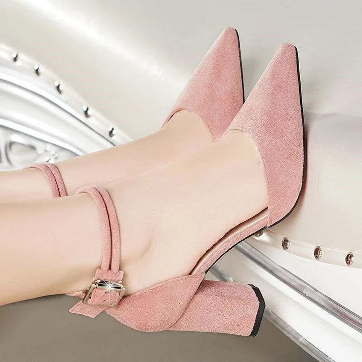 Orthopedische zwarte hakken - Sofia-Roze-34-State of Style