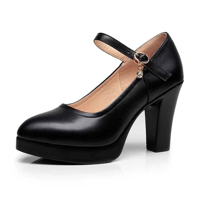 Orthopedische zwarte hakken - Sophie-35-State of Style