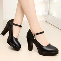 Orthopedische zwarte hakken - Sophie-35-State of Style