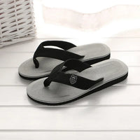 Orthopedische Zwarte Heren Slippers - Max-Grijs-40(25cm)-State of Style