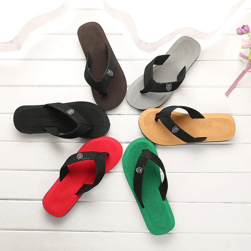 Orthopedische Zwarte Heren Slippers - Max-Zwart-40(25cm)-State of Style