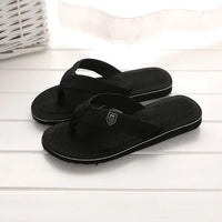 Orthopedische Zwarte Heren Slippers - Max-Zwart-40(25cm)-State of Style