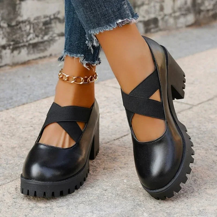 Orthopedische zwarte loafers - Karen-Zwart-36-State of Style