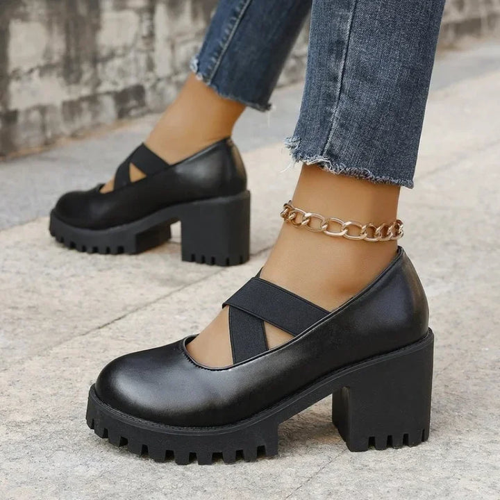 Orthopedische zwarte loafers - Karen-Zwart-36-State of Style