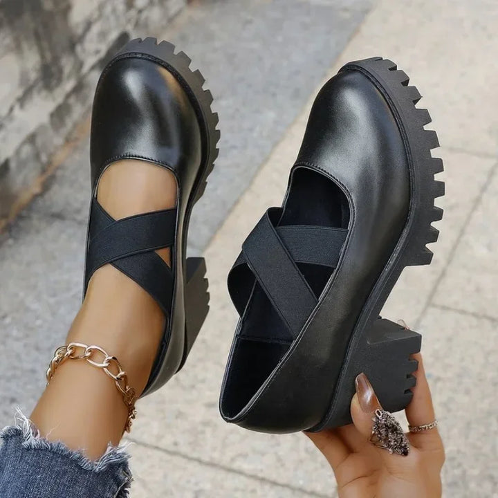 Orthopedische zwarte loafers - Karen-Zwart-36-State of Style