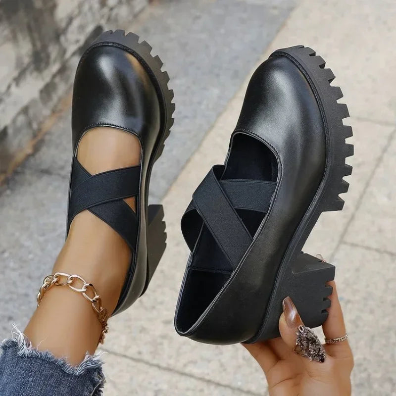 Orthopedische zwarte loafers - Karen-Zwart-36-State of Style