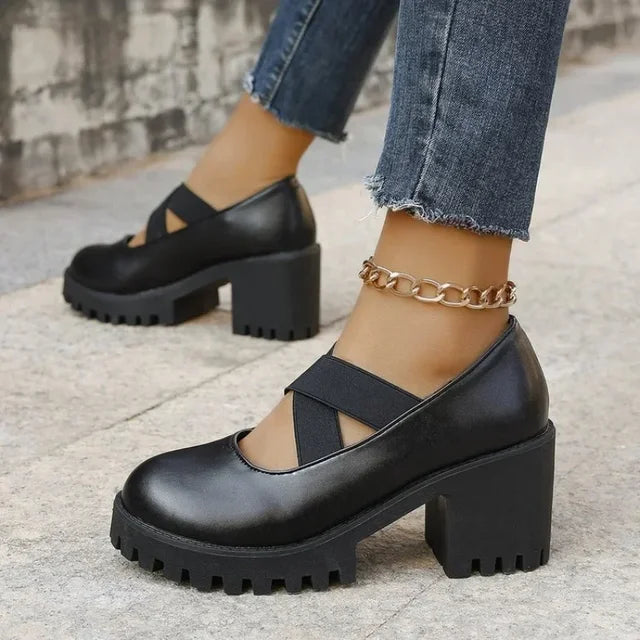 Orthopedische zwarte loafers - Karen-Zwart-36-State of Style