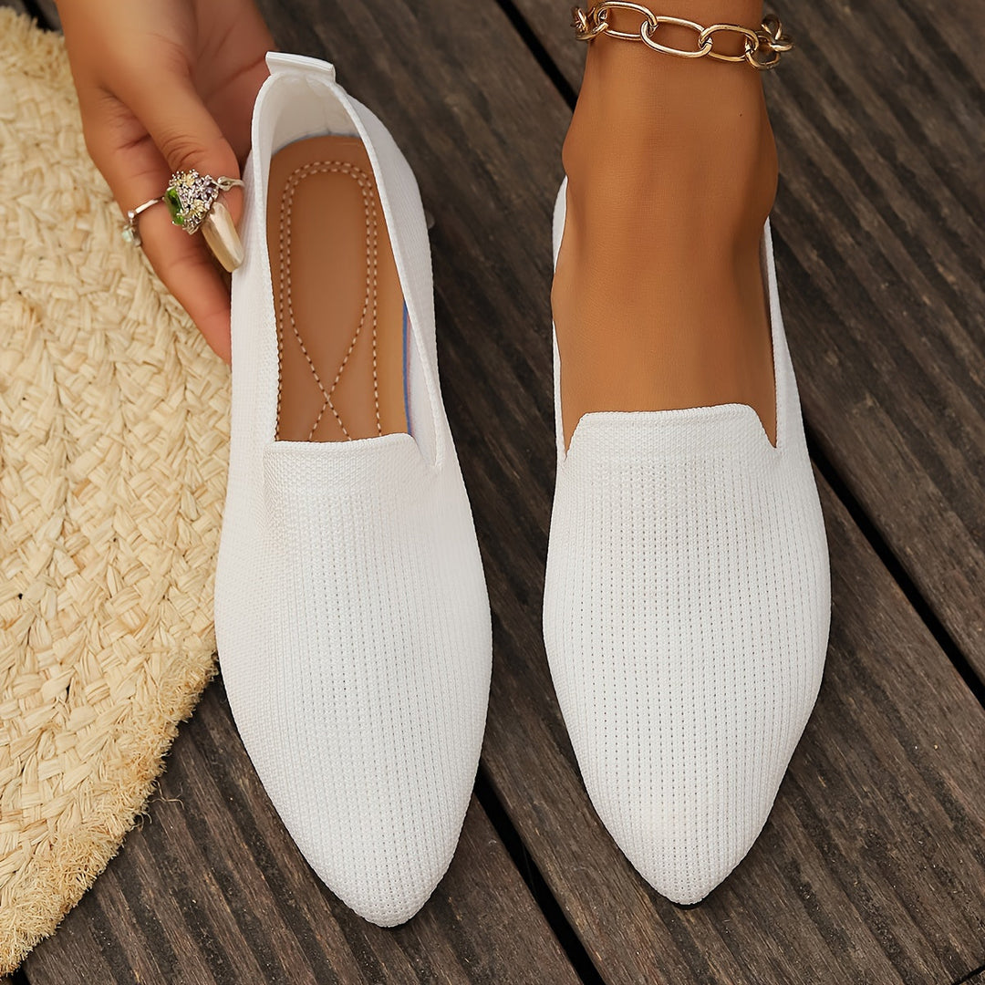 Orthopedische Zwarte Loafers - Lisa-Wit-CN36(EU35.5)-State of Style