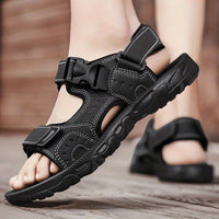 Orthopedische Zwarte Outdoor Sandalen - Mark-Zwart 2-CN39(EU38.5)-State of Style