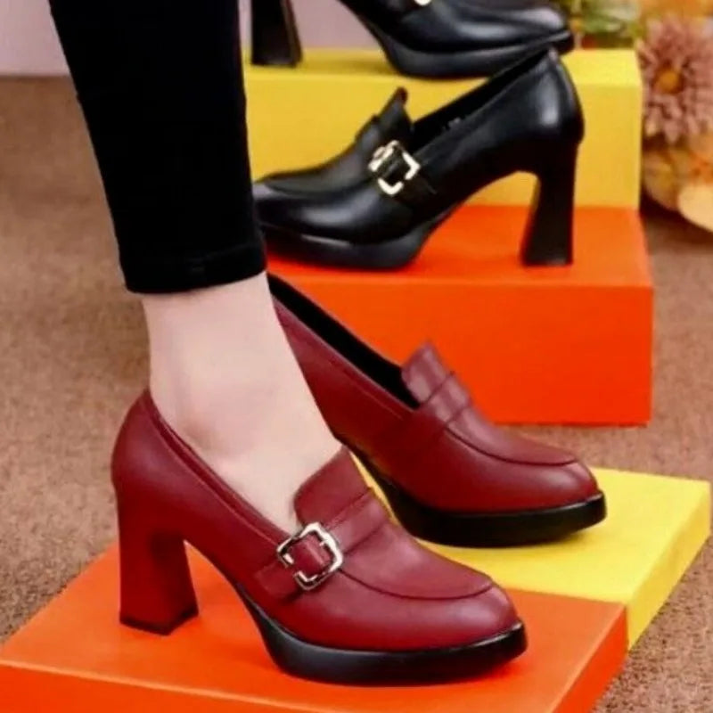 Orthopedische zwarte pumps - Maria-Zwart-35-State of Style