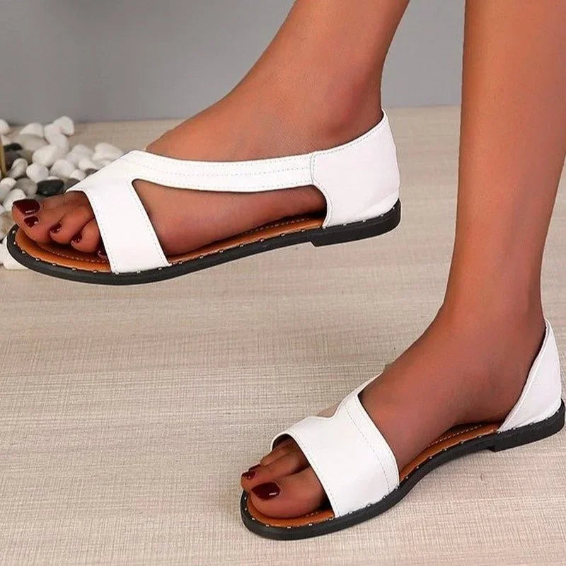 Orthopedische Zwarte Sandalen - Linda-Zwart-36-State of Style