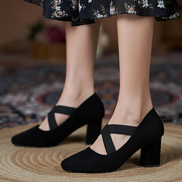 Orthopedische zwarte schoenen - Lisa-Zwart-35-State of Style
