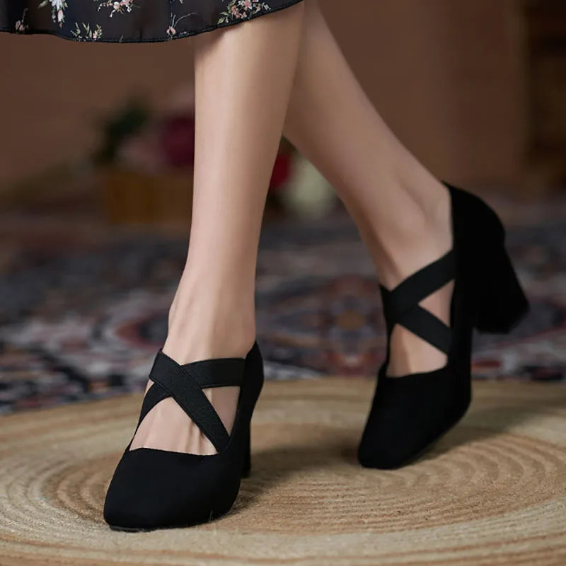 Orthopedische zwarte schoenen - Lisa-Zwart-35-State of Style