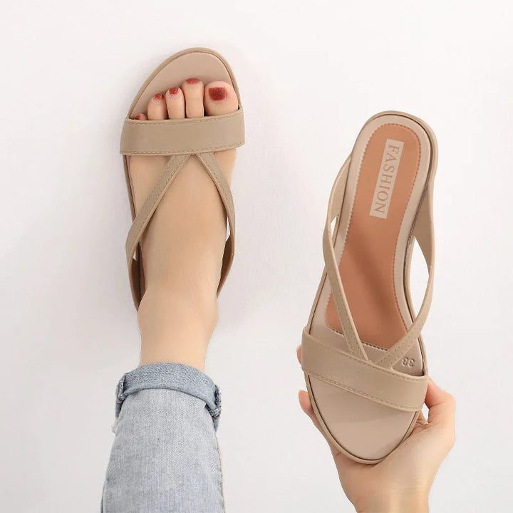 Orthopedische Zwarte Slippers - Eva-Zwart-36-State of Style