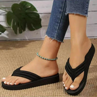 Orthopedische Zwarte Teenslippers - Sara-36-State of Style