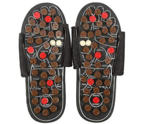 Oscar - Orthopedische Acupressuur Slippers Zwart & Rood-38-State of Style