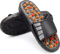 Oscar - Orthopedische Acupressuur Slippers Zwart & Rood-38-State of Style